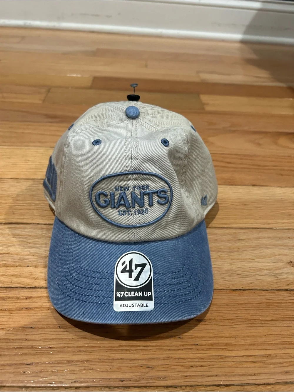 47 Clean Up New York Giants Two-Tone Baseball Cap - Blue & Cream
